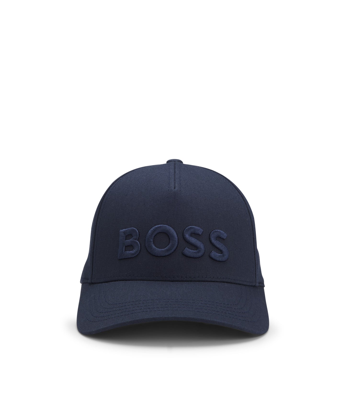 Cotton-twill cap with embroidered logo