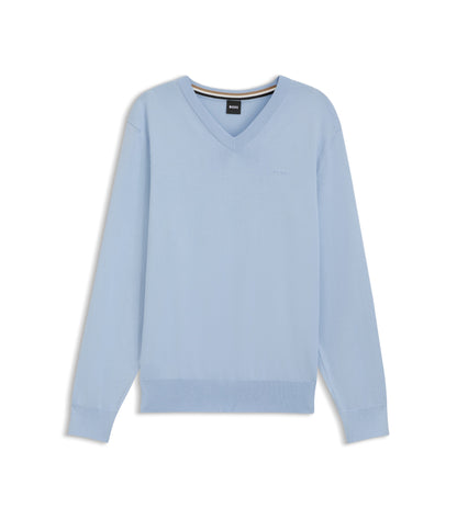 V-neck sweater in cotton
