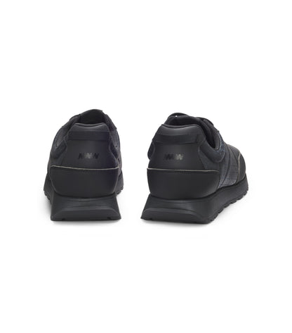 Low-top trainers with monogrammed uppers