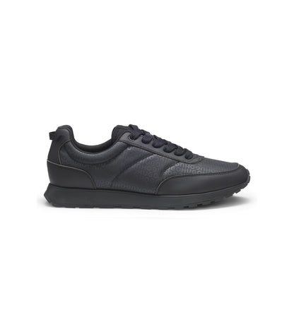 Low-top trainers with monogrammed uppers