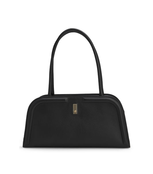 Ariell bowling bag in leather with Double B monogram