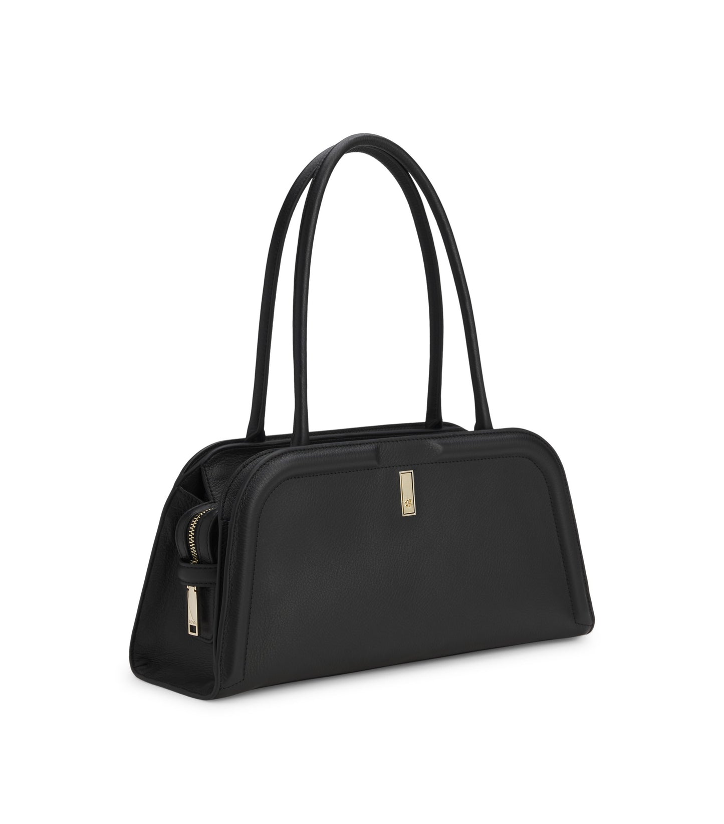 Ariell bowling bag in leather with Double B monogram