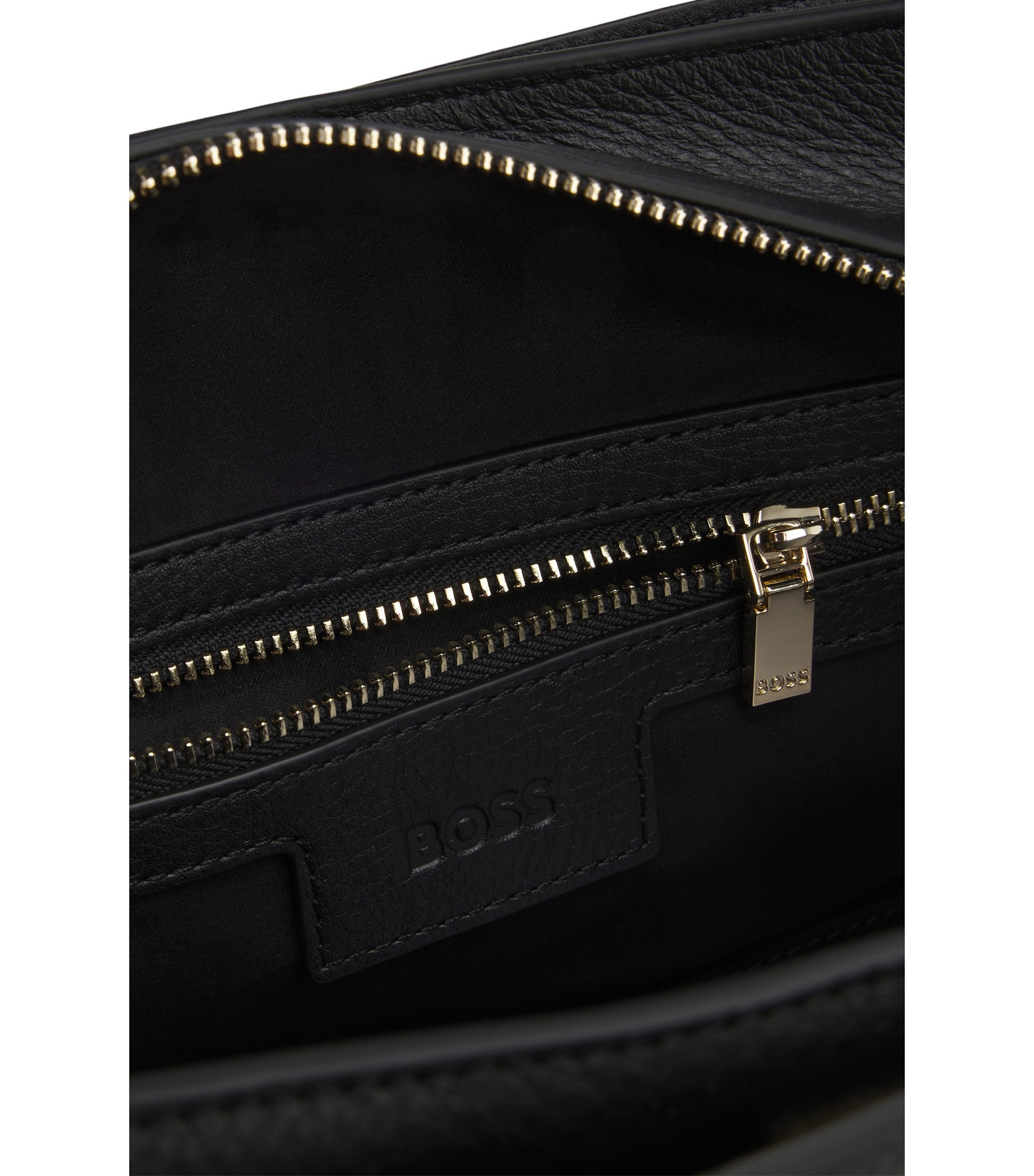 Ariell bowling bag in leather with Double B monogram