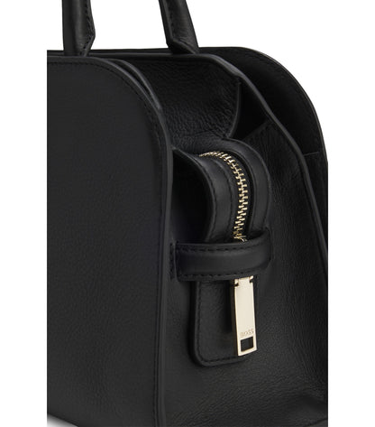 Ariell bowling bag in leather with Double B monogram