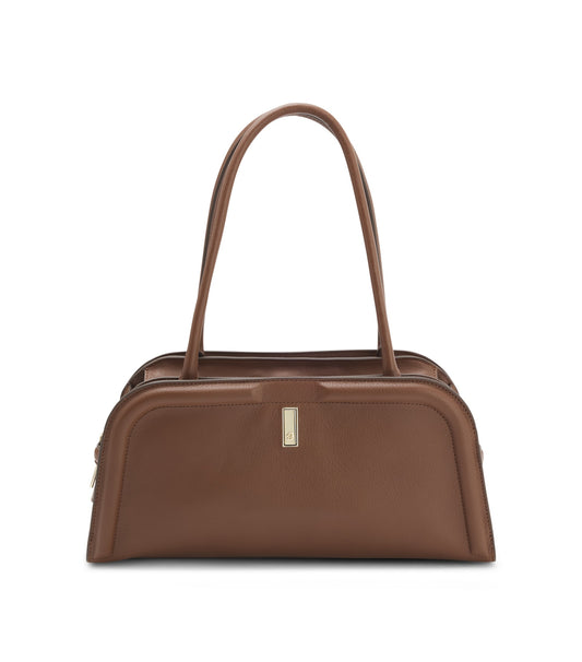 Ariell bowling bag in leather with Double B monogram