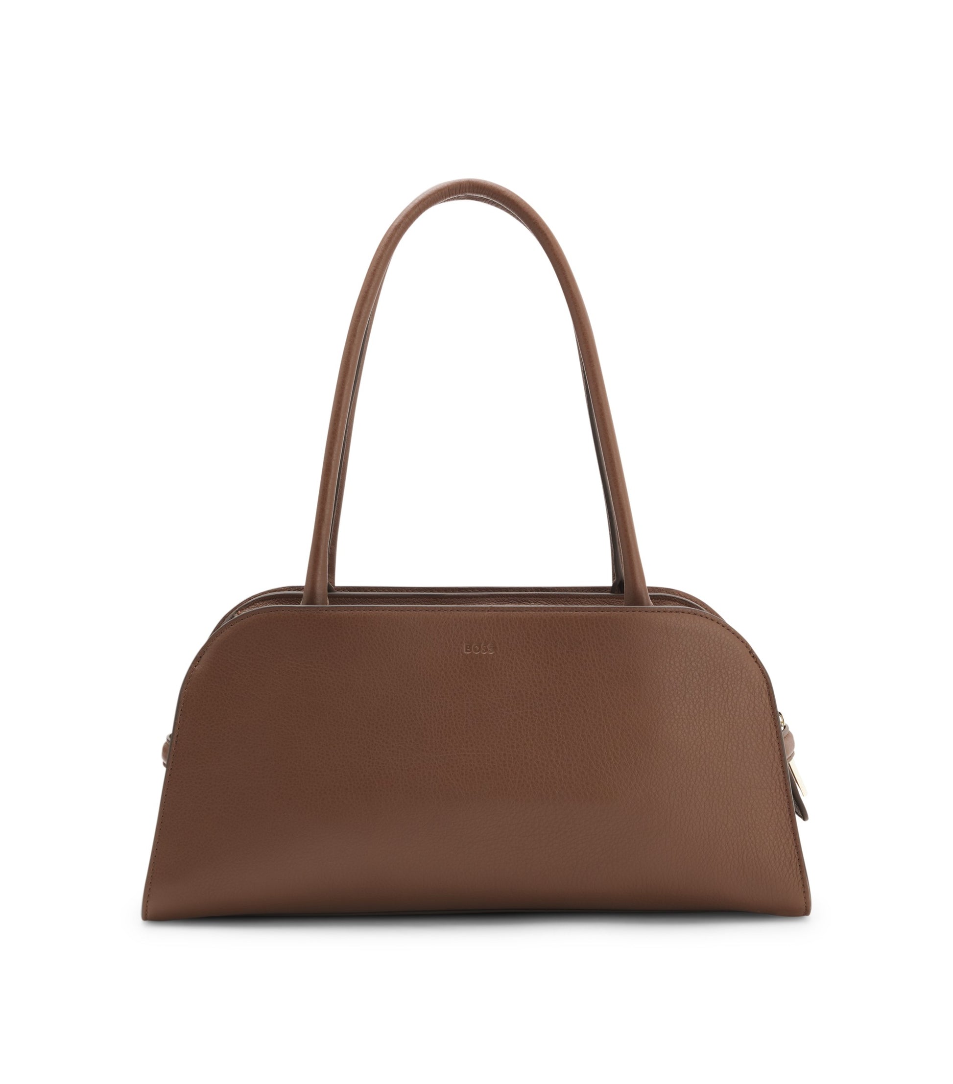 Ariell bowling bag in leather with Double B monogram