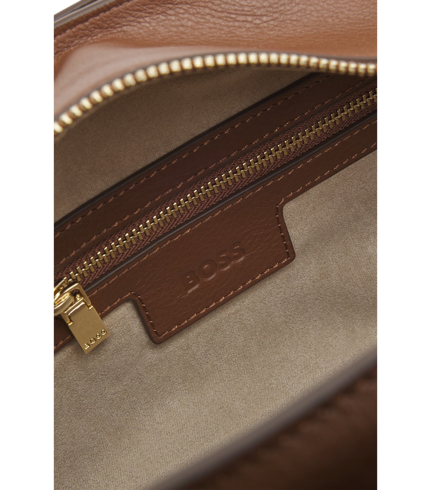 Ariell bowling bag in leather with Double B monogram