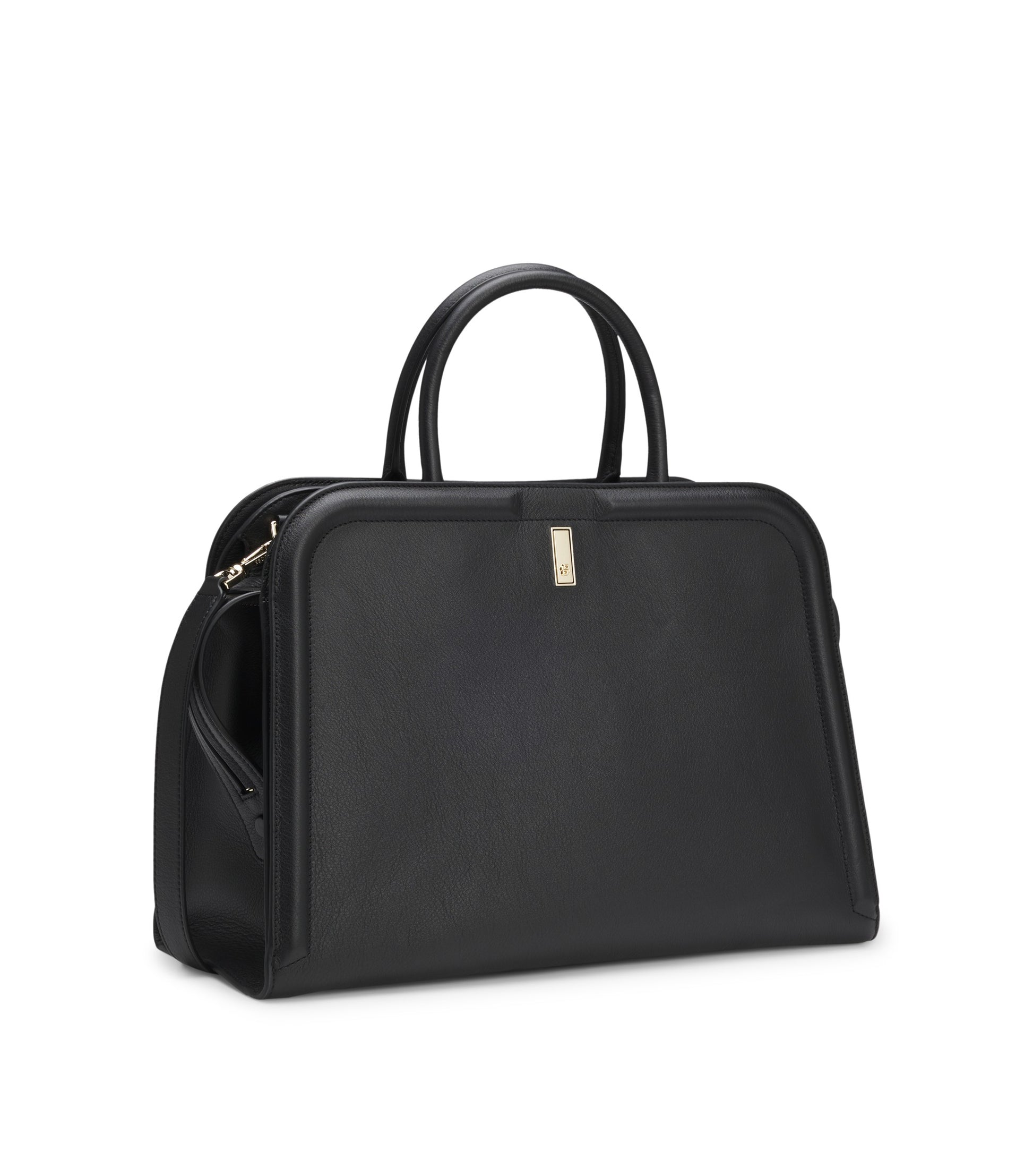 Ariell tote bag in leather with detachable strap