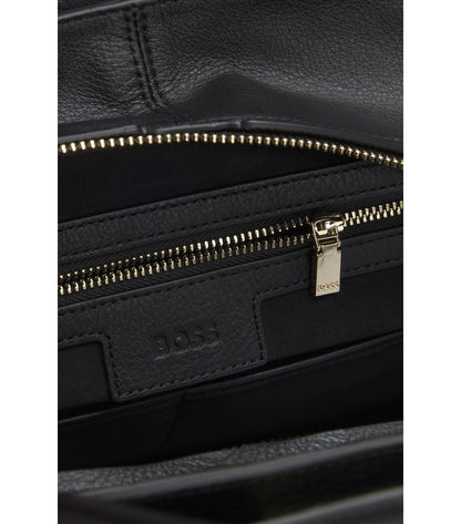 Ariell tote bag in leather with detachable strap