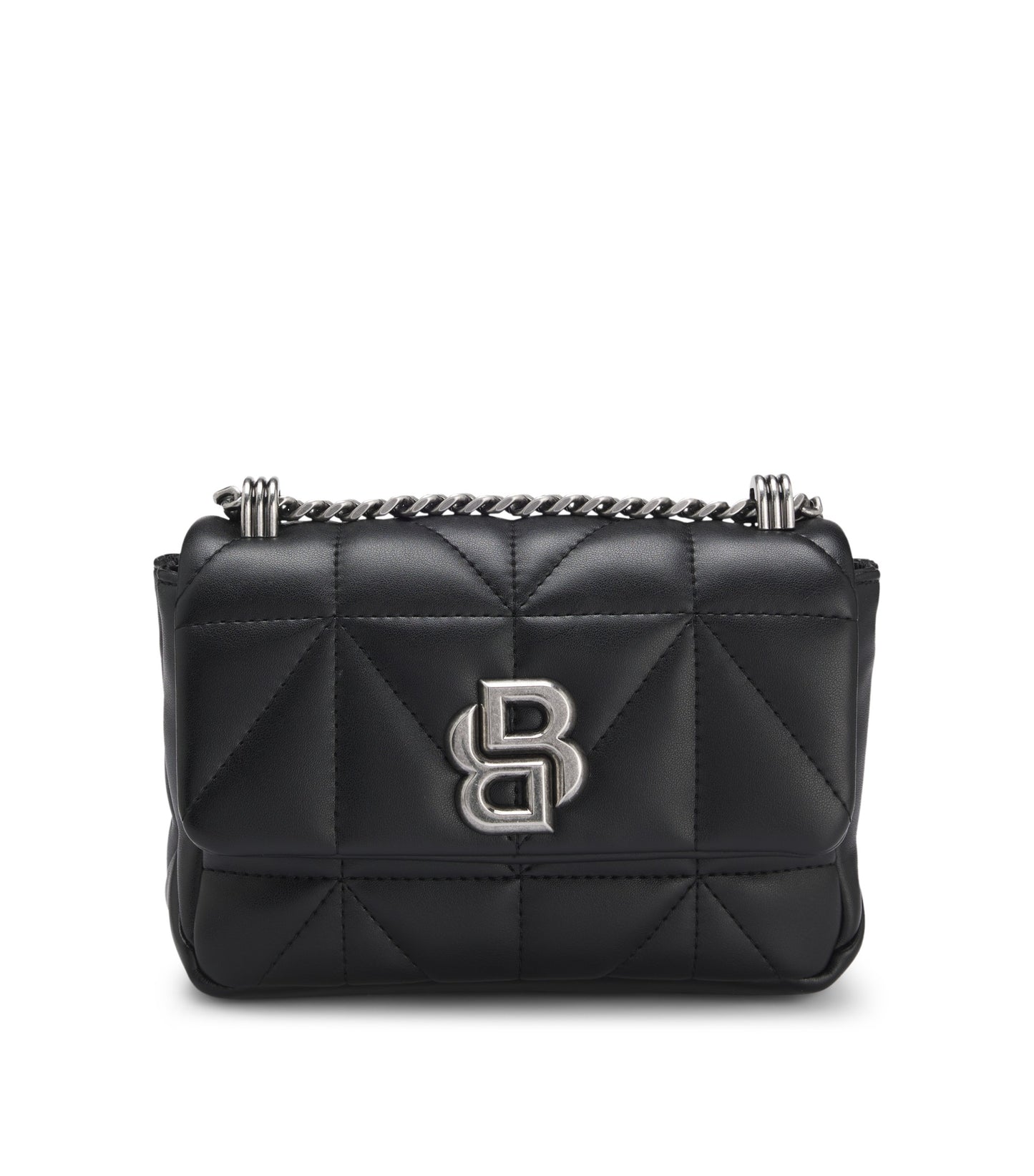Small quilted shoulder bag with Double B monogram