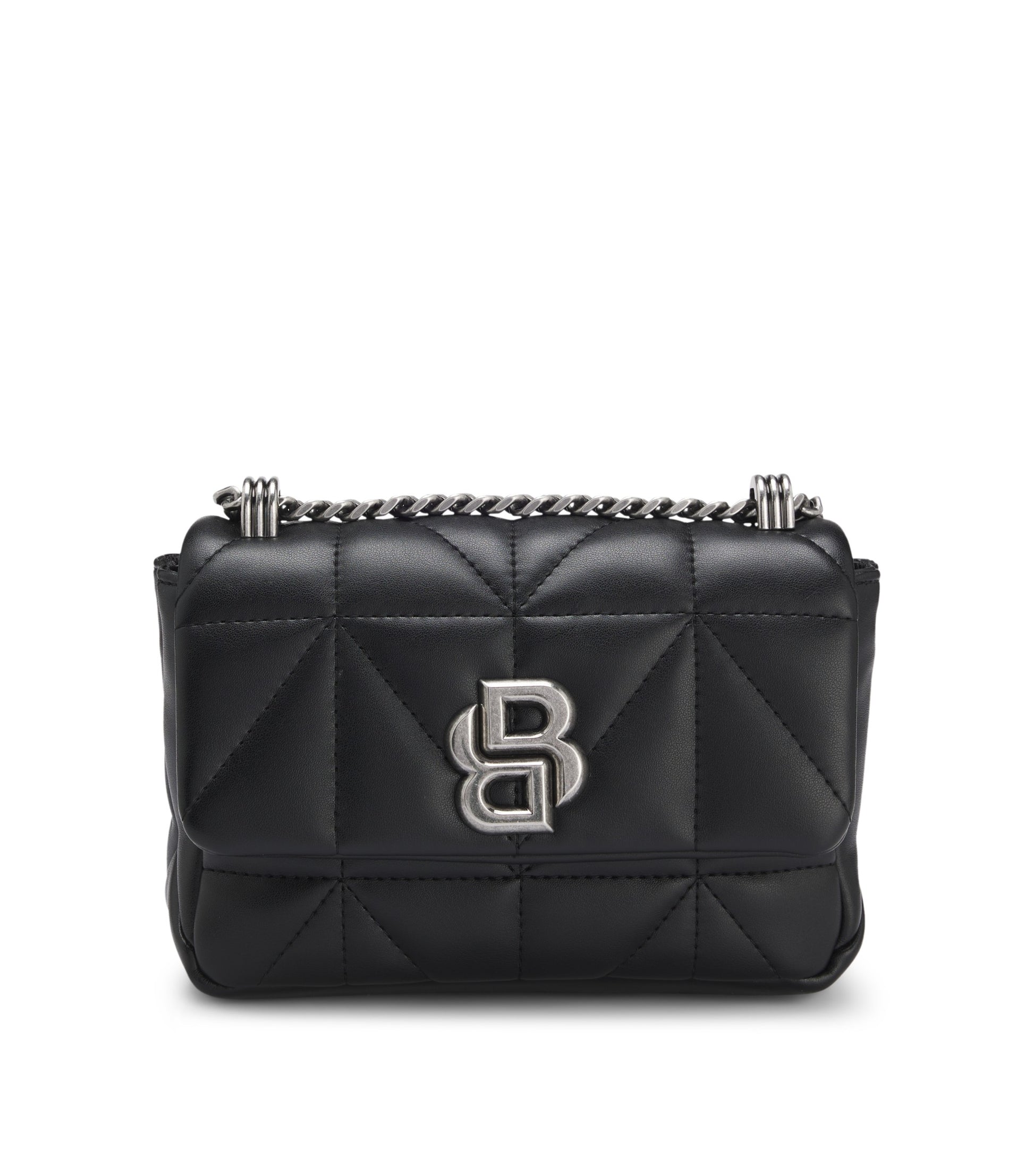 Small quilted shoulder bag with Double B monogram