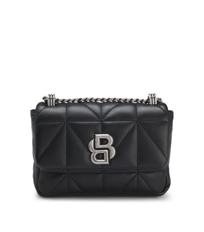 Small quilted shoulder bag with Double B monogram