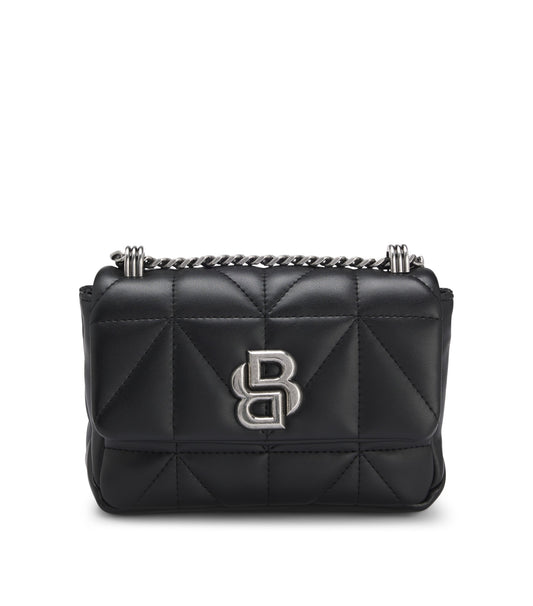 Small quilted shoulder bag with Double B monogram