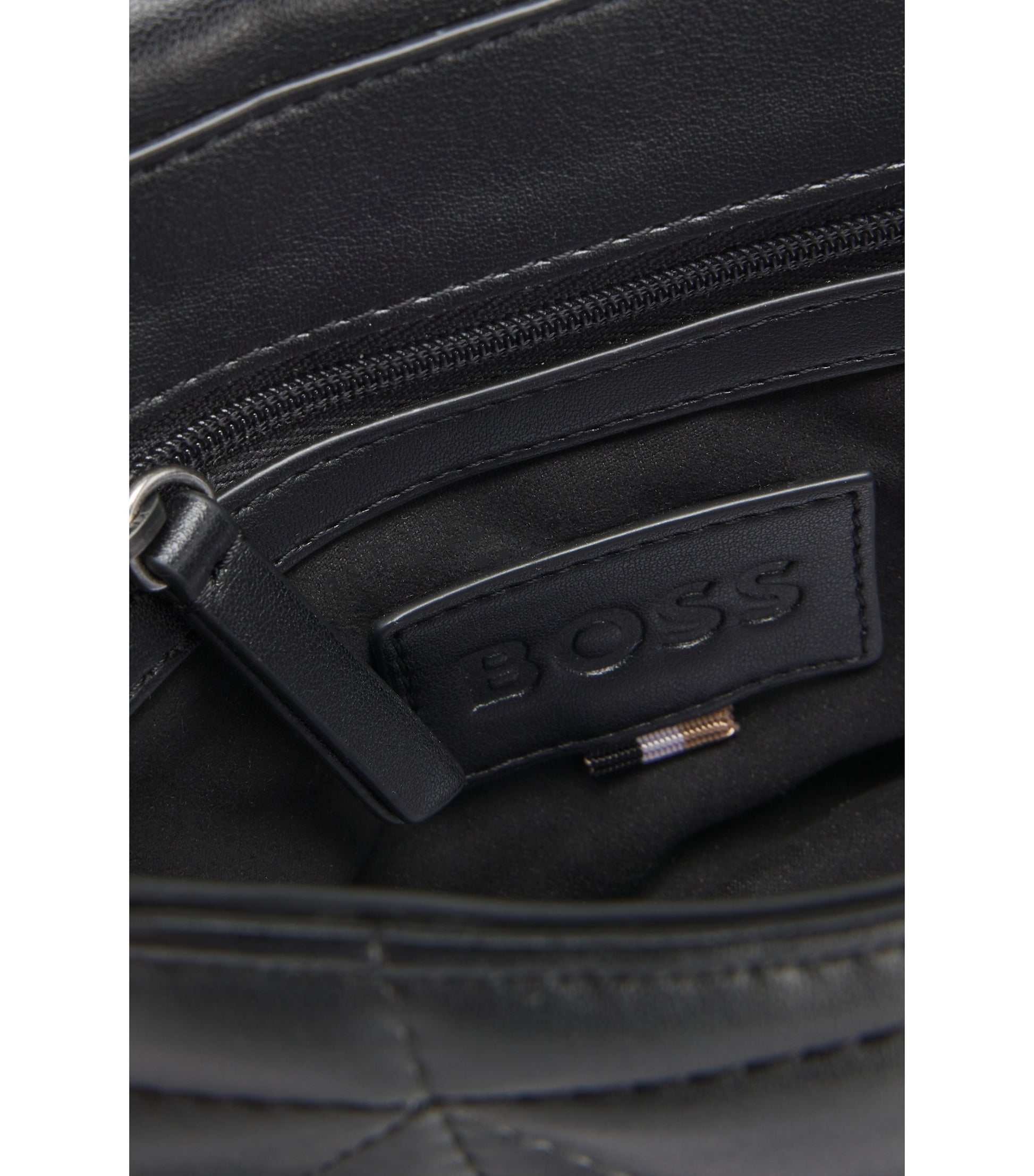 Small quilted shoulder bag with Double B monogram