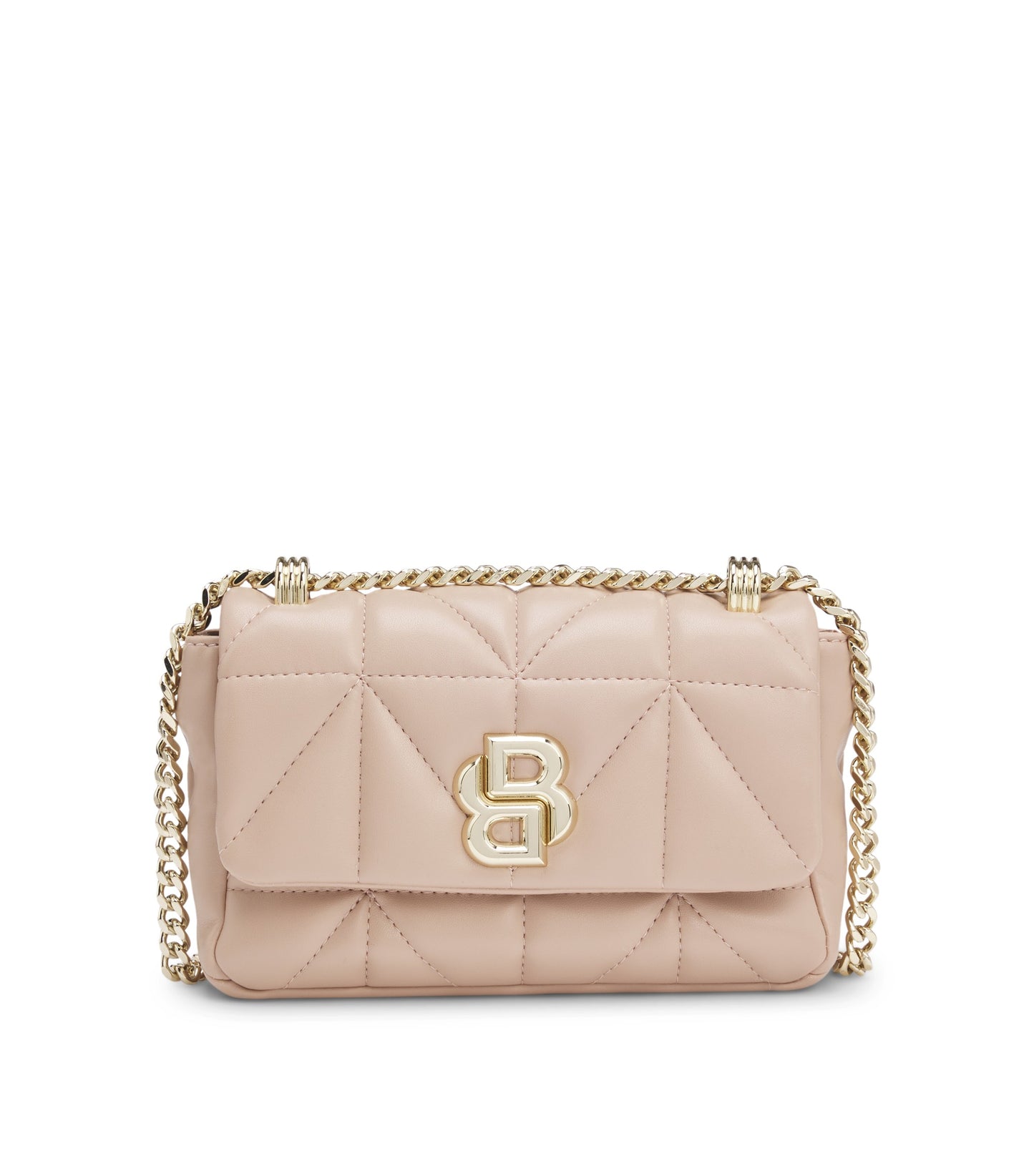 Small quilted shoulder bag with Double B monogram