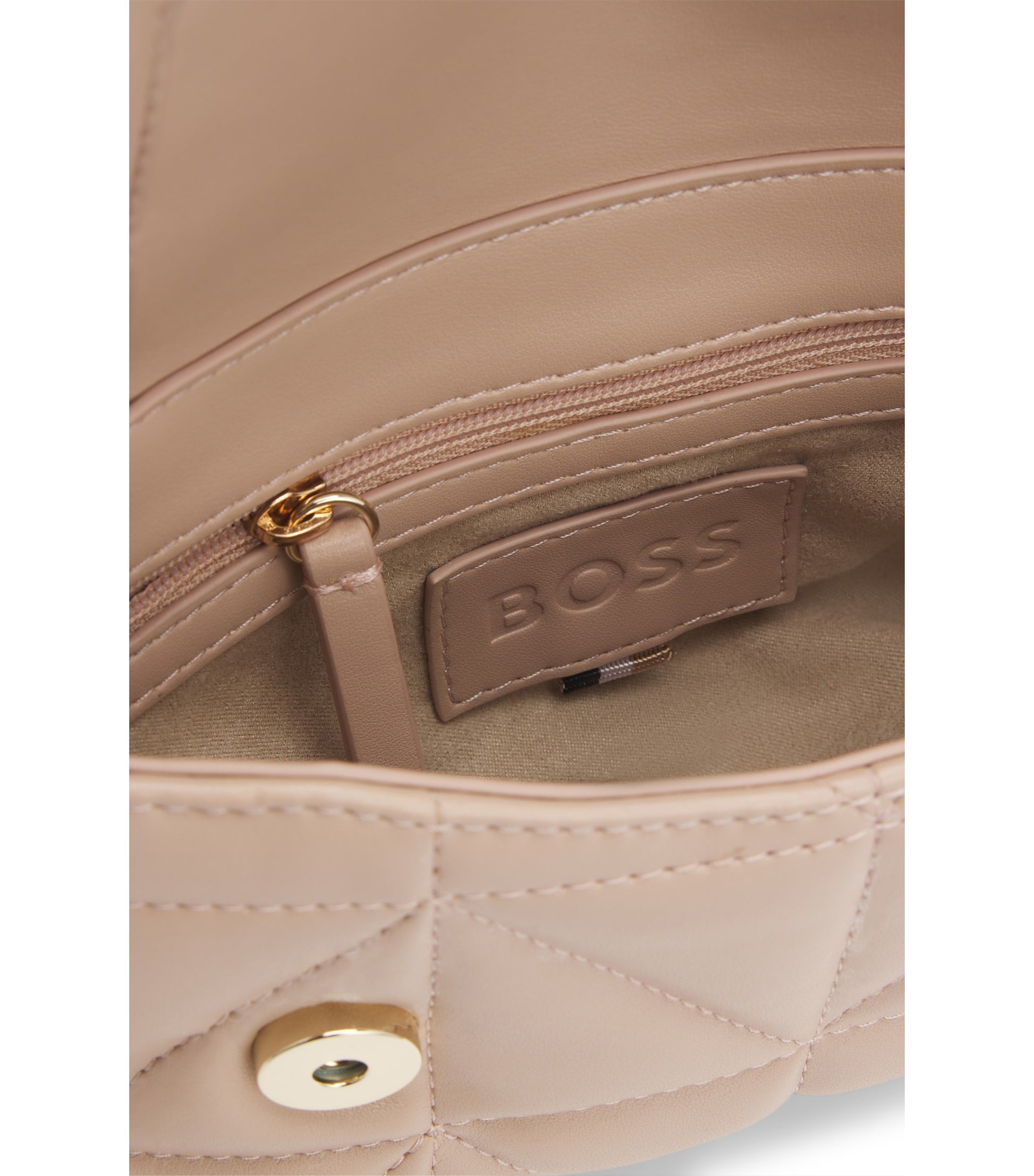 Small quilted shoulder bag with Double B monogram