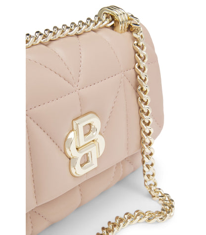 Small quilted shoulder bag with Double B monogram