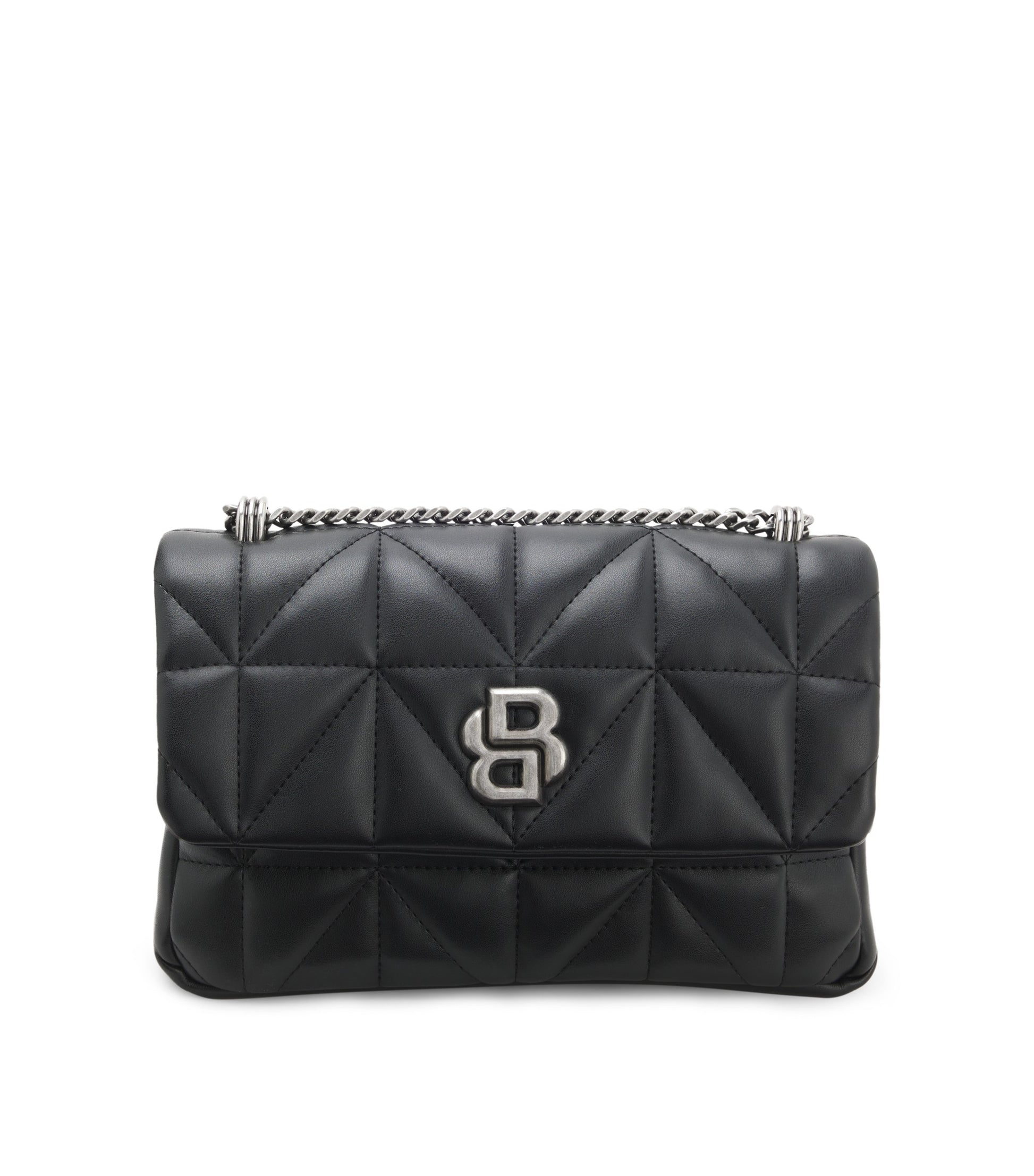 Quilted shoulder bag with Double B monogram