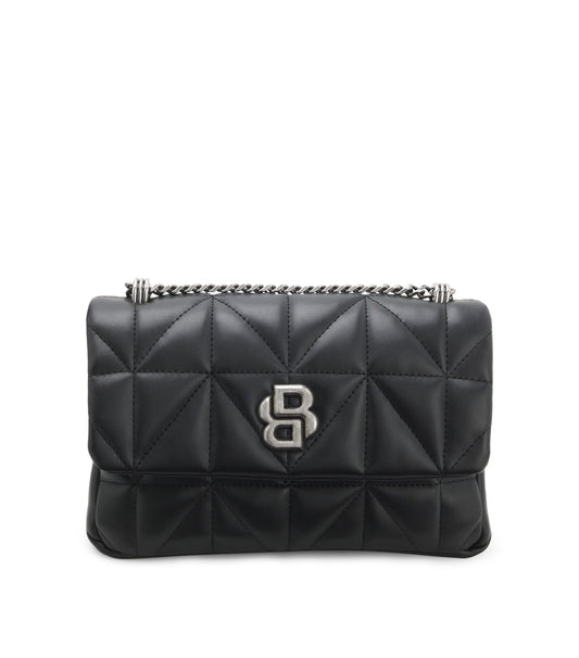 Quilted shoulder bag with Double B monogram