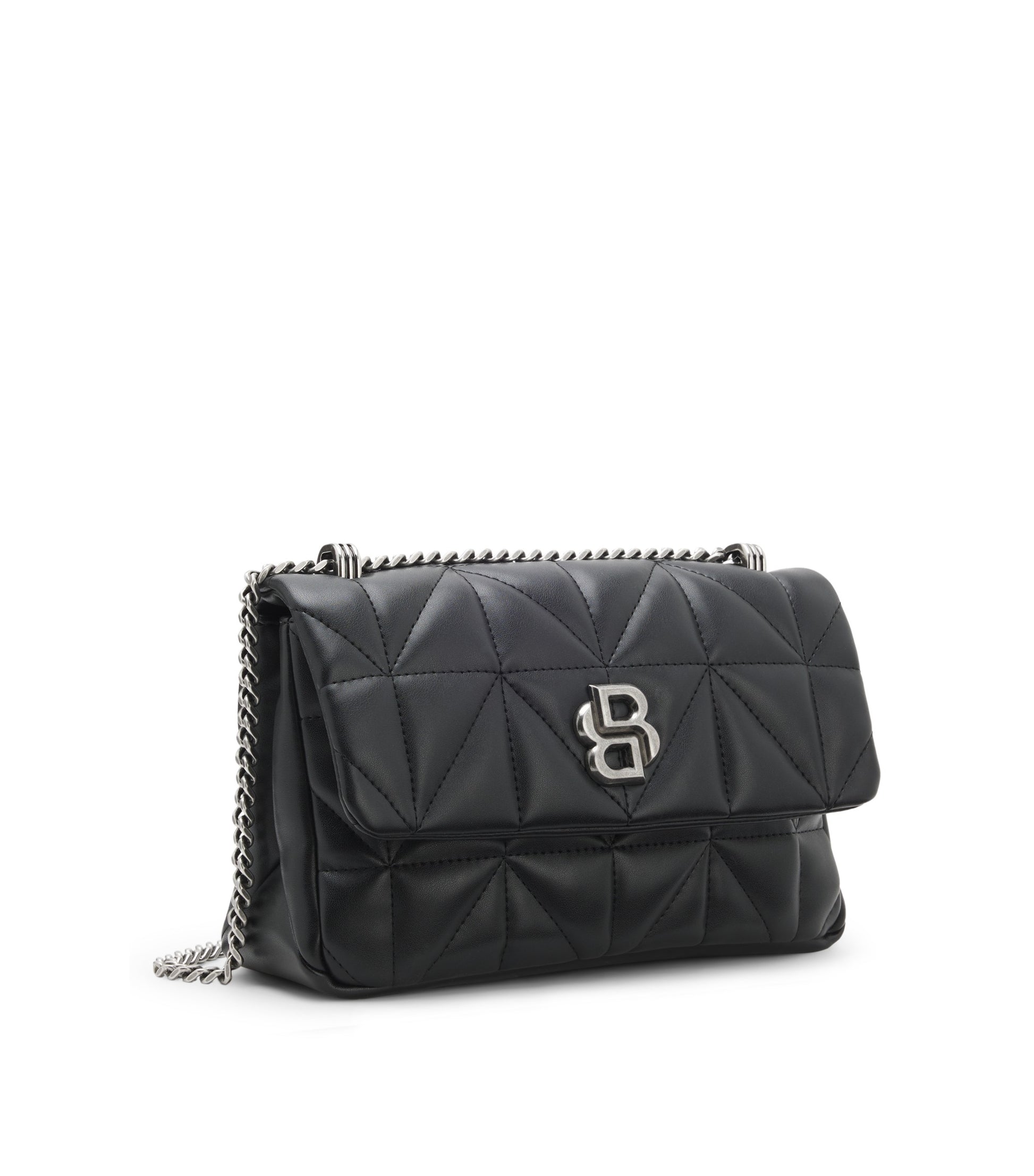 Quilted shoulder bag with Double B monogram