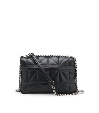 Quilted shoulder bag with Double B monogram