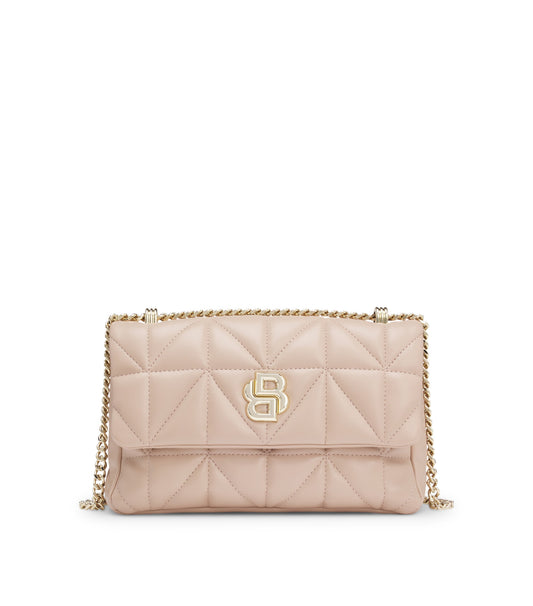 Quilted shoulder bag with Double B monogram