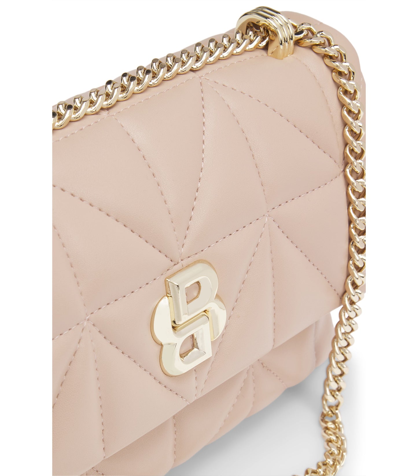 Quilted shoulder bag with Double B monogram