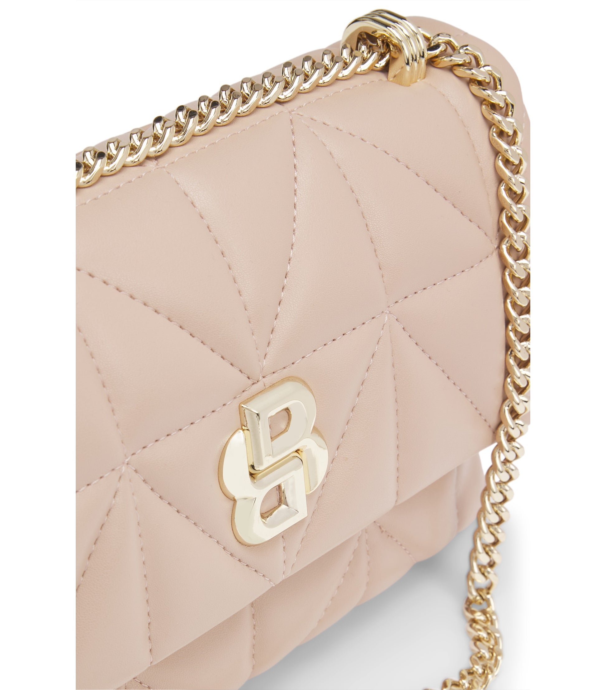 Quilted shoulder bag with Double B monogram