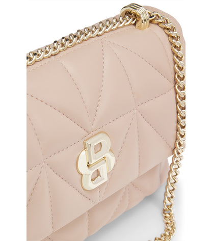 Quilted shoulder bag with Double B monogram