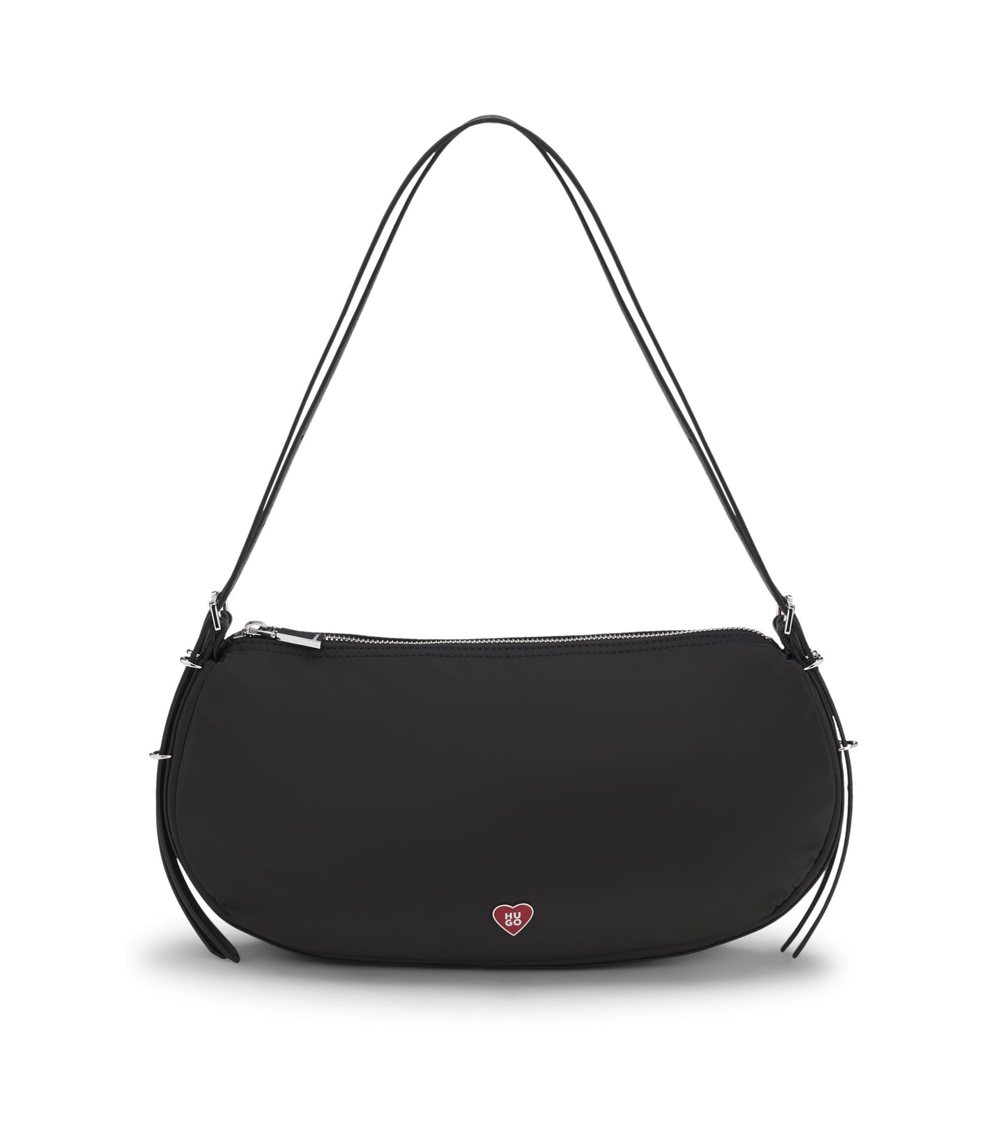 Shoulder bag with stacked logo