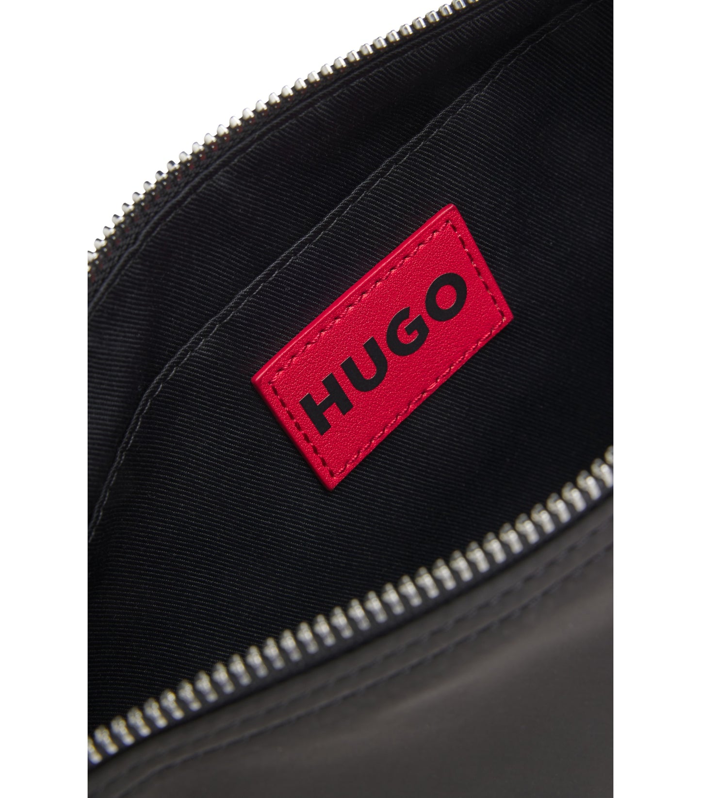 Shoulder bag with stacked logo