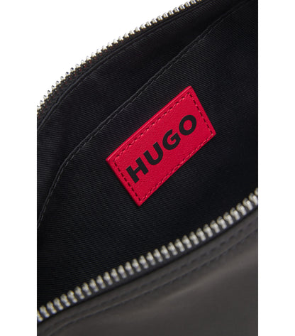 Shoulder bag with stacked logo