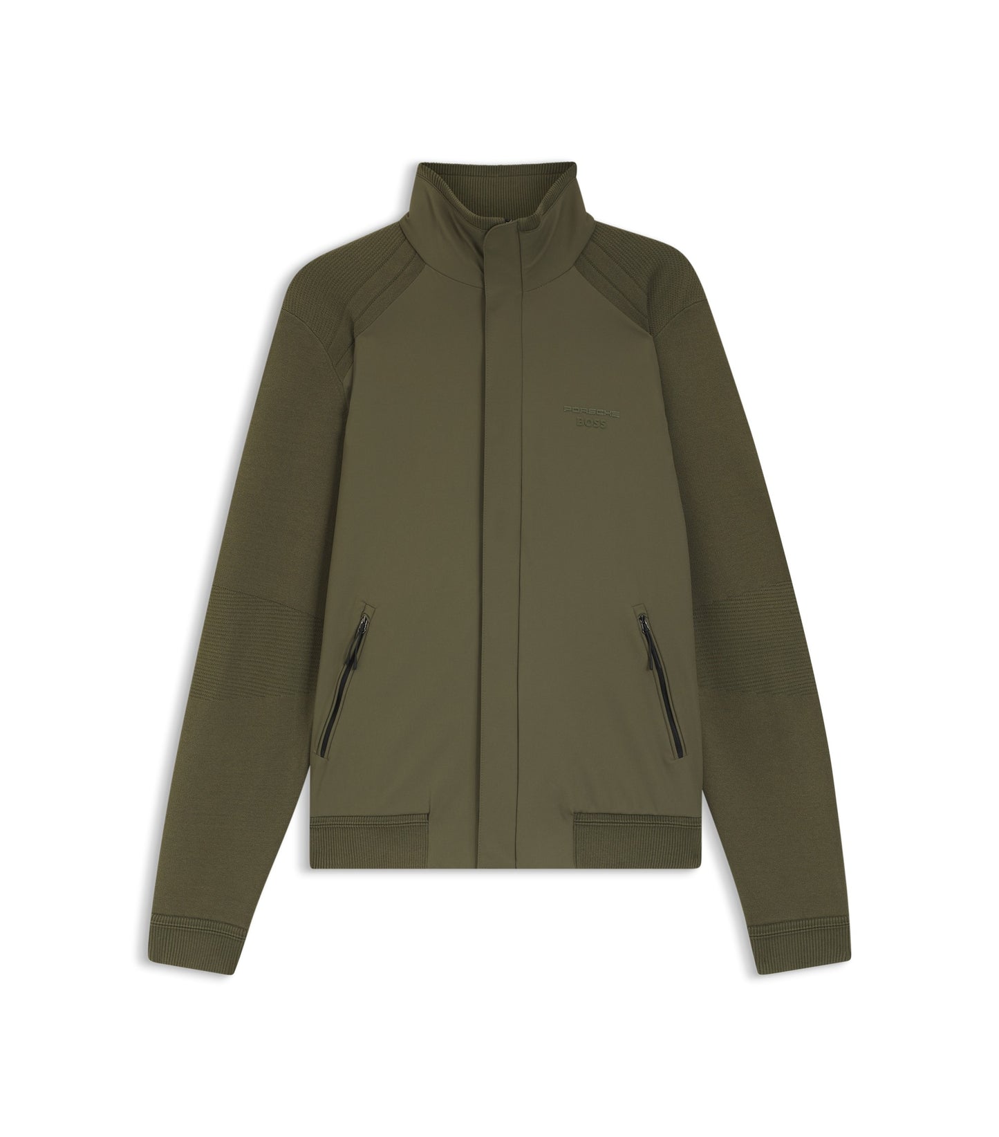 Porsche x BOSS hybrid jacket with silk