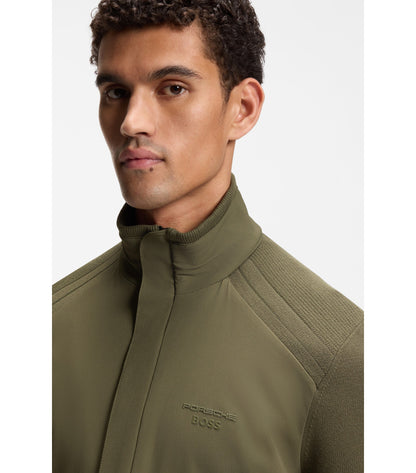 Porsche x BOSS hybrid jacket with silk