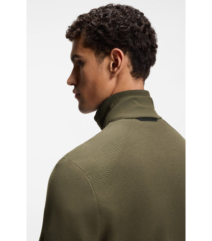 Porsche x BOSS hybrid jacket with silk