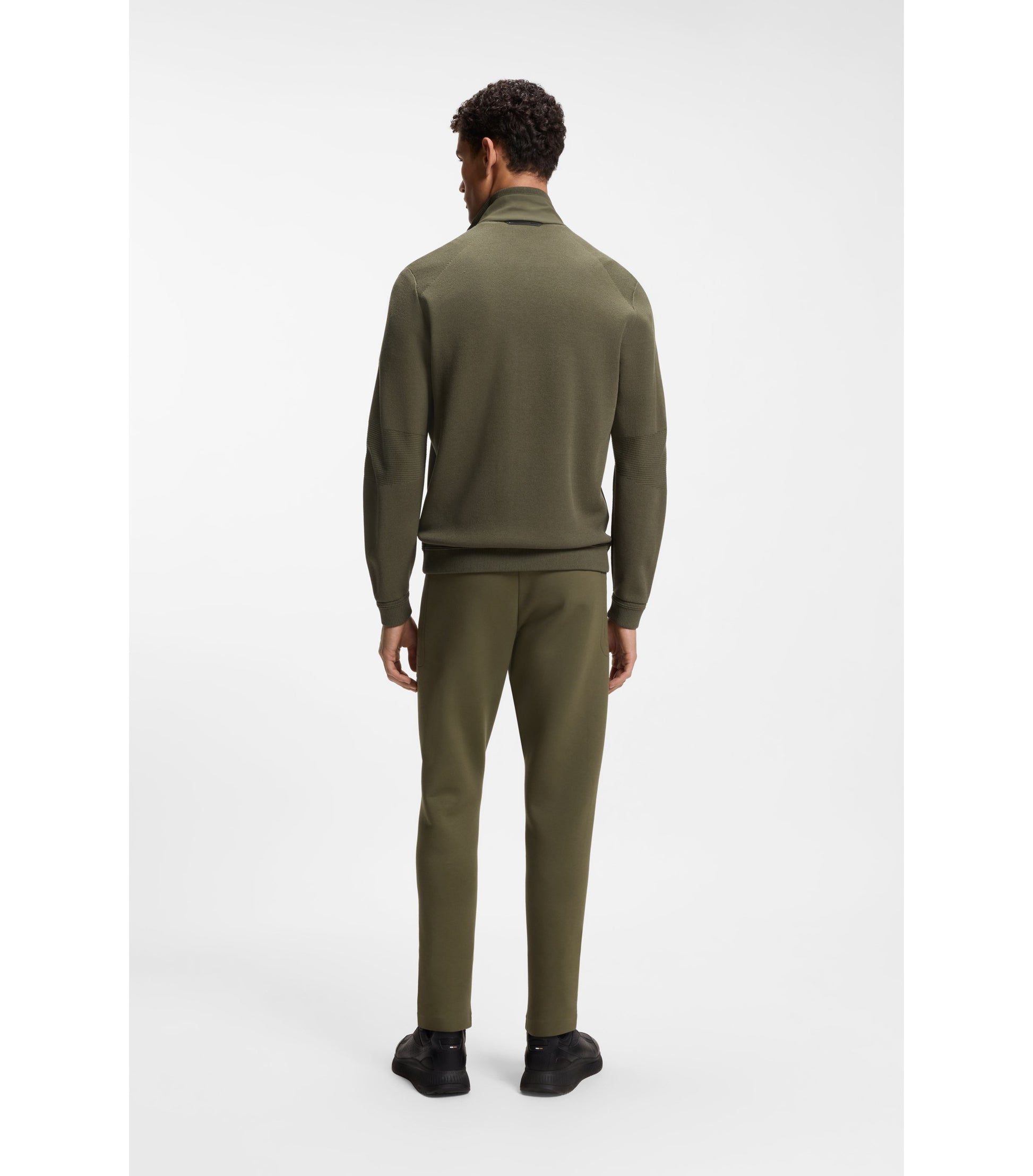 Porsche x BOSS hybrid jacket with silk