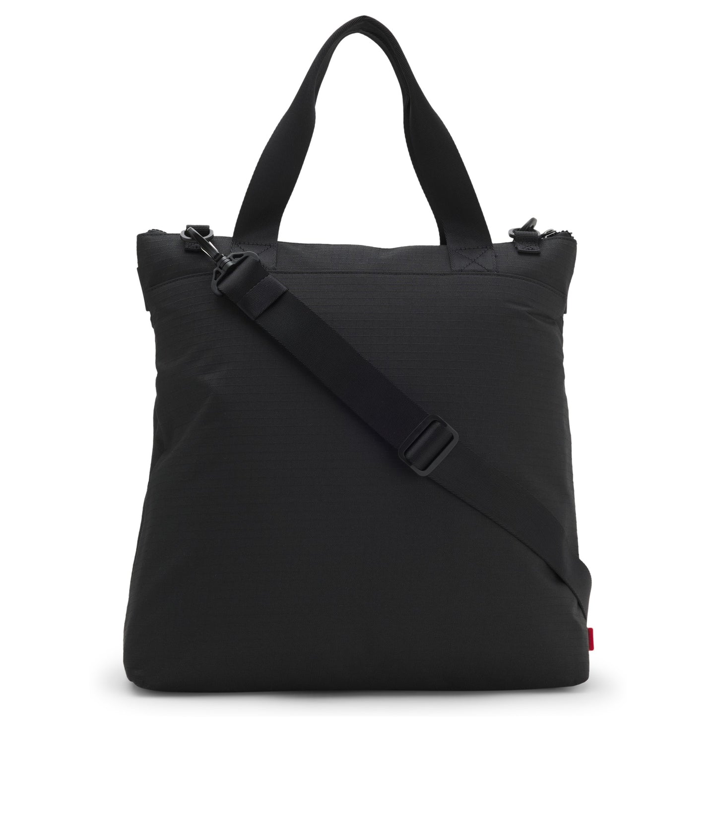 Ripstop tote bag with logo lettering