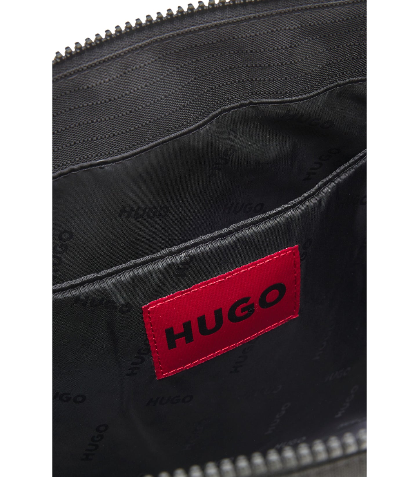 Ripstop tote bag with logo lettering