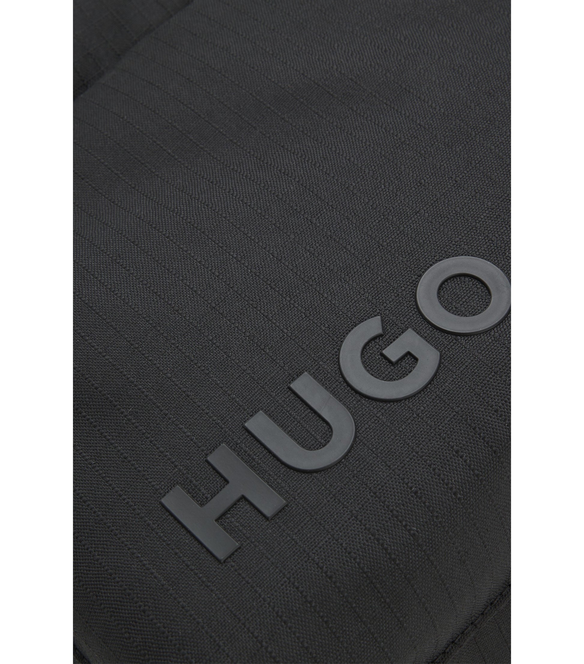 Ripstop tote bag with logo lettering