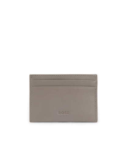 BOSS x ASTON MARTIN leather card holder with wing detail