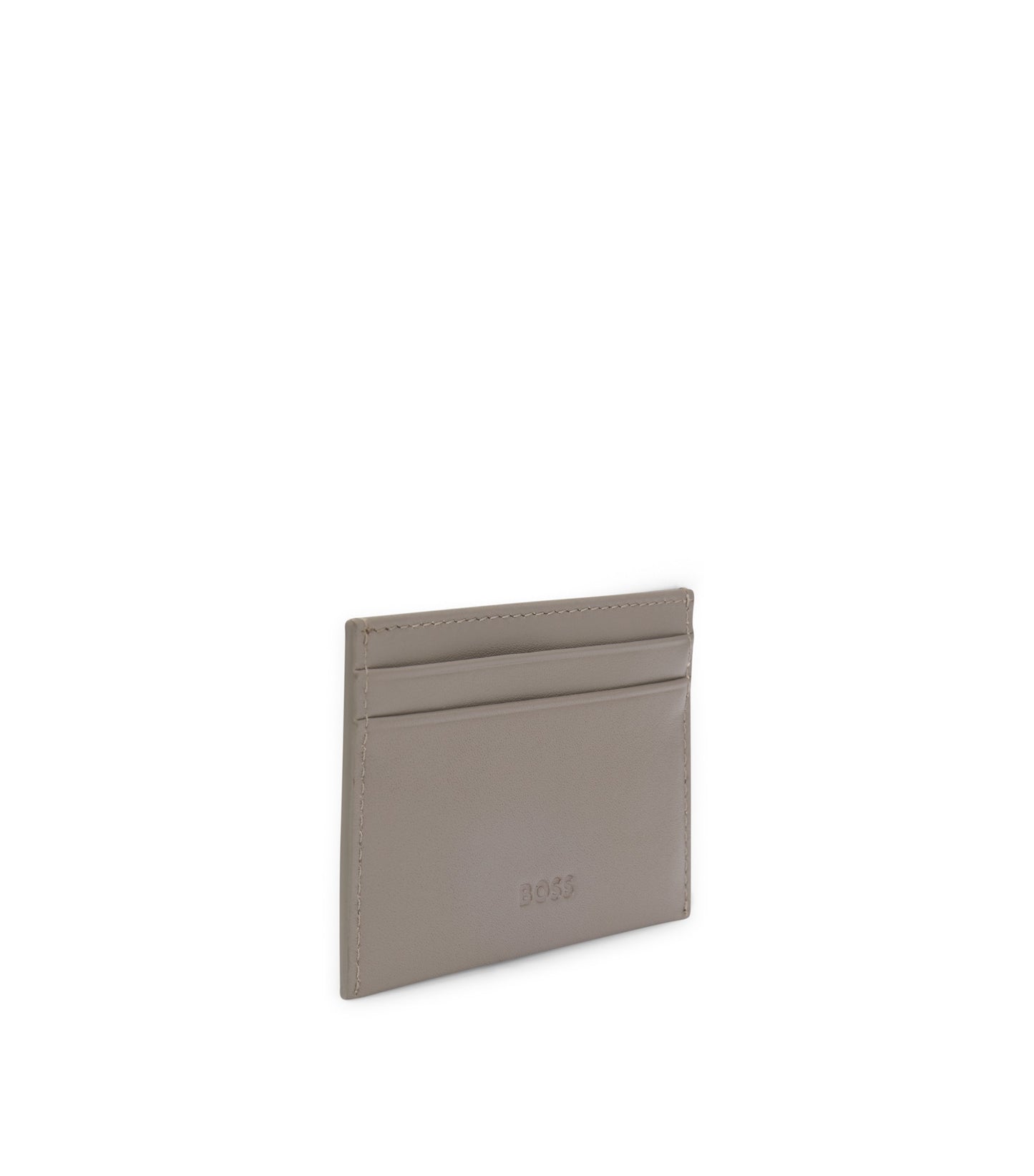 BOSS x ASTON MARTIN leather card holder with wing detail