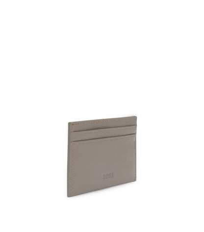 BOSS x ASTON MARTIN leather card holder with wing detail