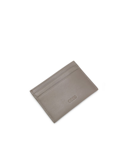 BOSS x ASTON MARTIN leather card holder with wing detail
