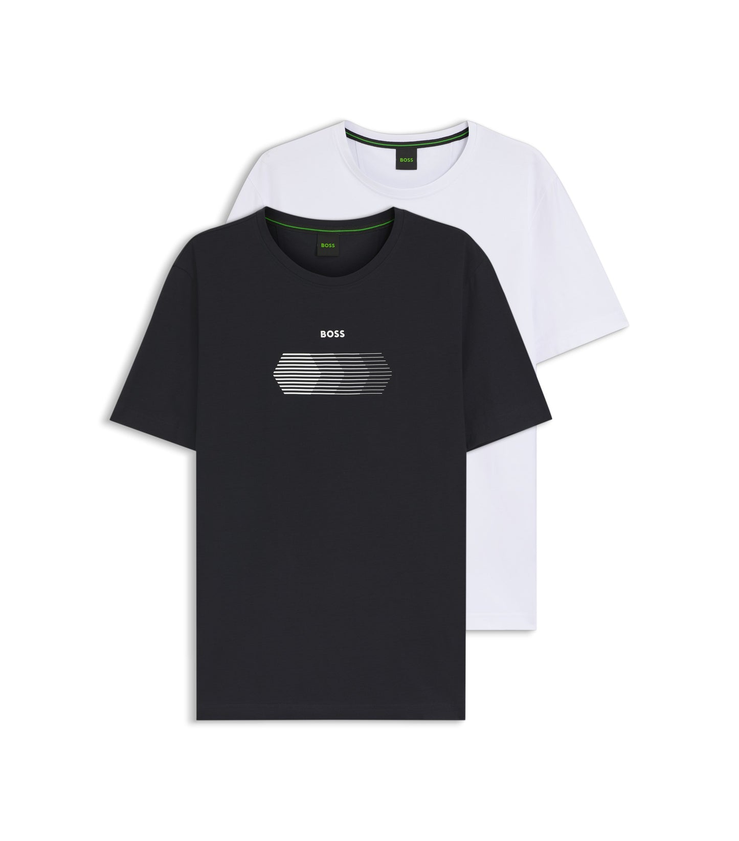 Two-pack of regular-fit T-shirts in stretch cotton