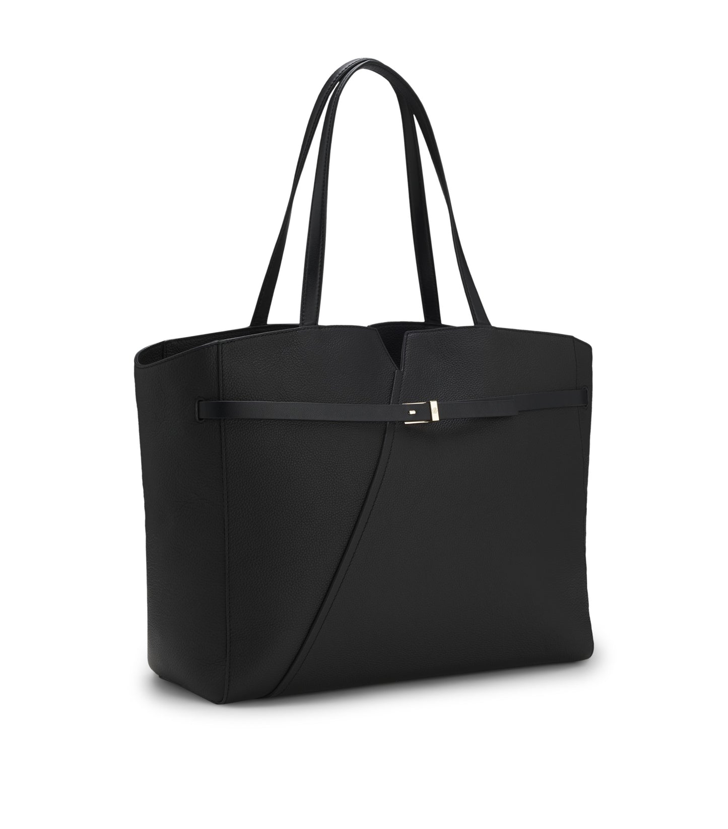BOSS Revers tote bag in leather with belt detail