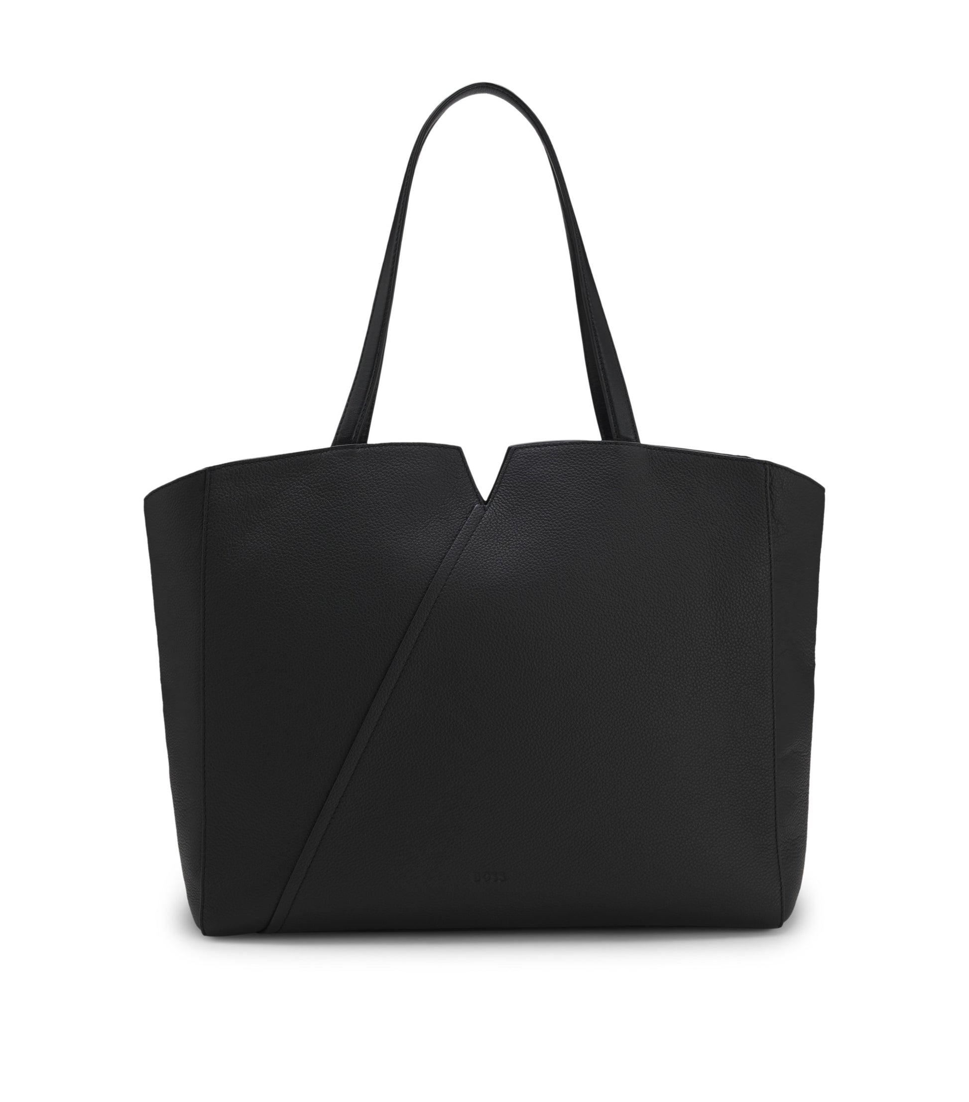BOSS Revers tote bag in leather with belt detail
