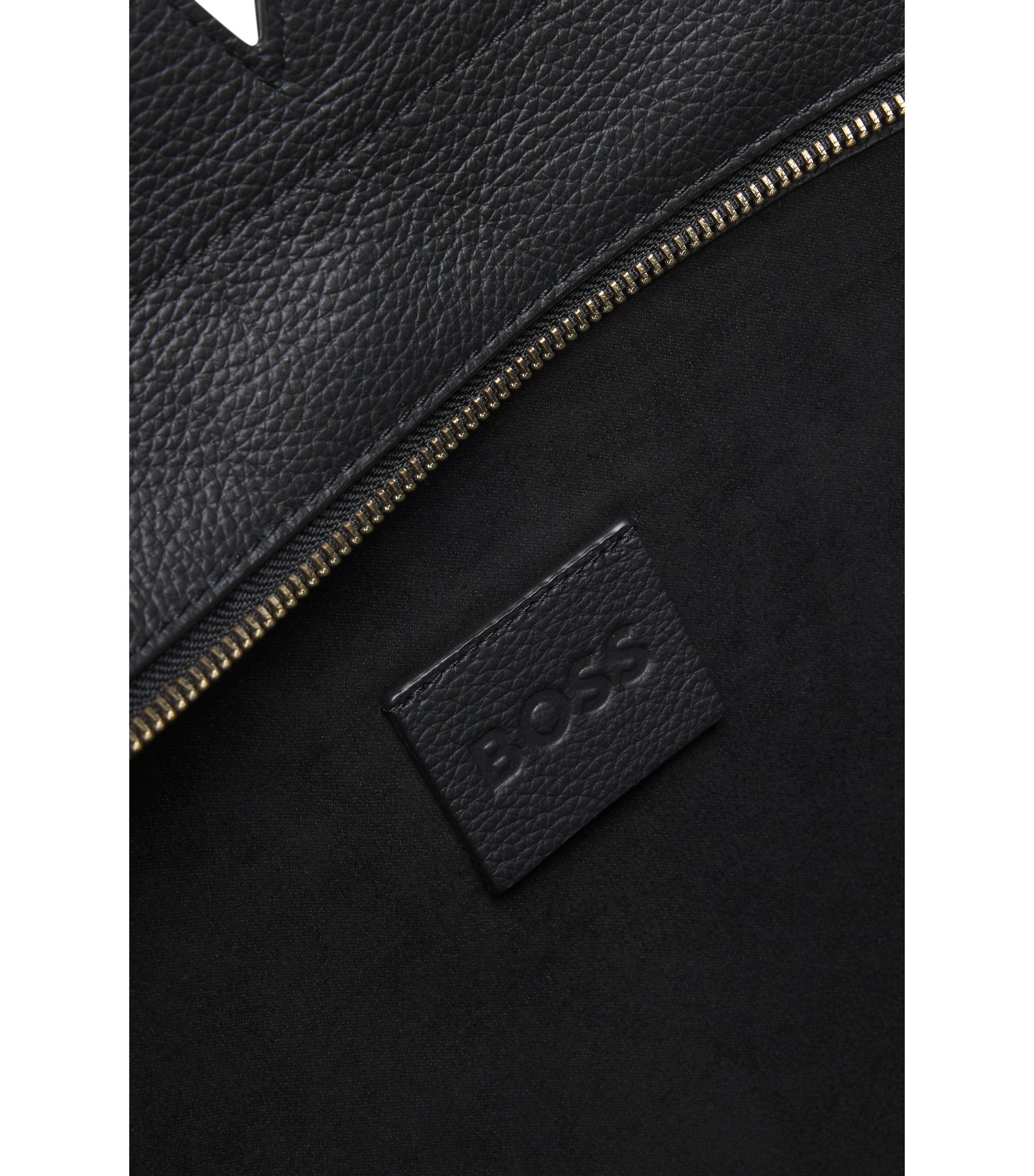 BOSS Revers tote bag in leather with belt detail