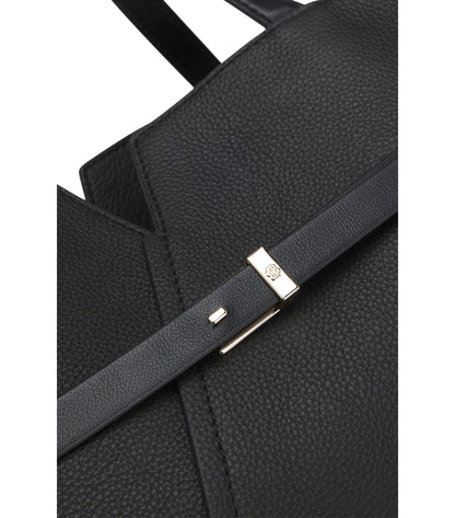 BOSS Revers tote bag in leather with belt detail