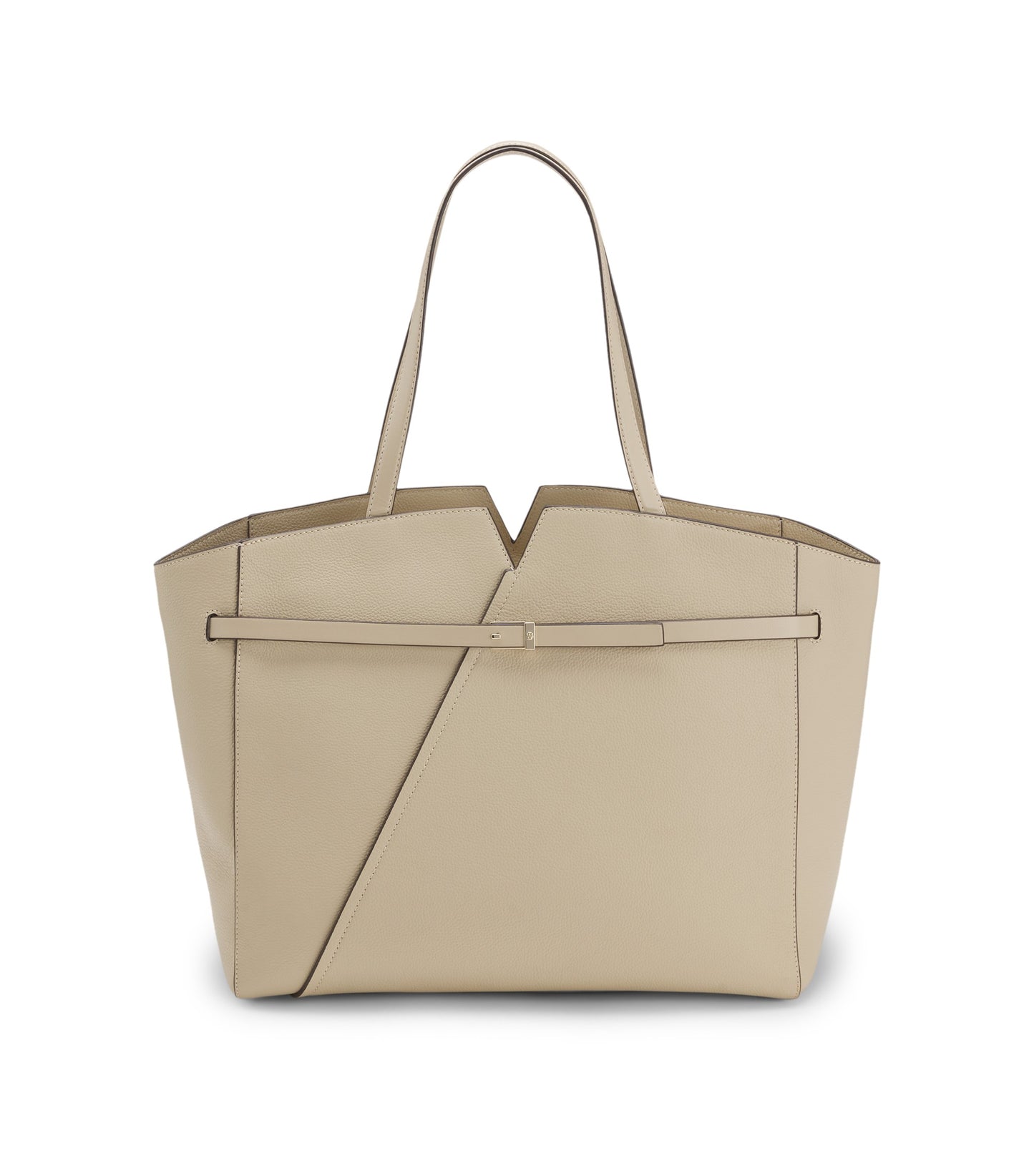 BOSS Revers tote bag in leather with belt detail