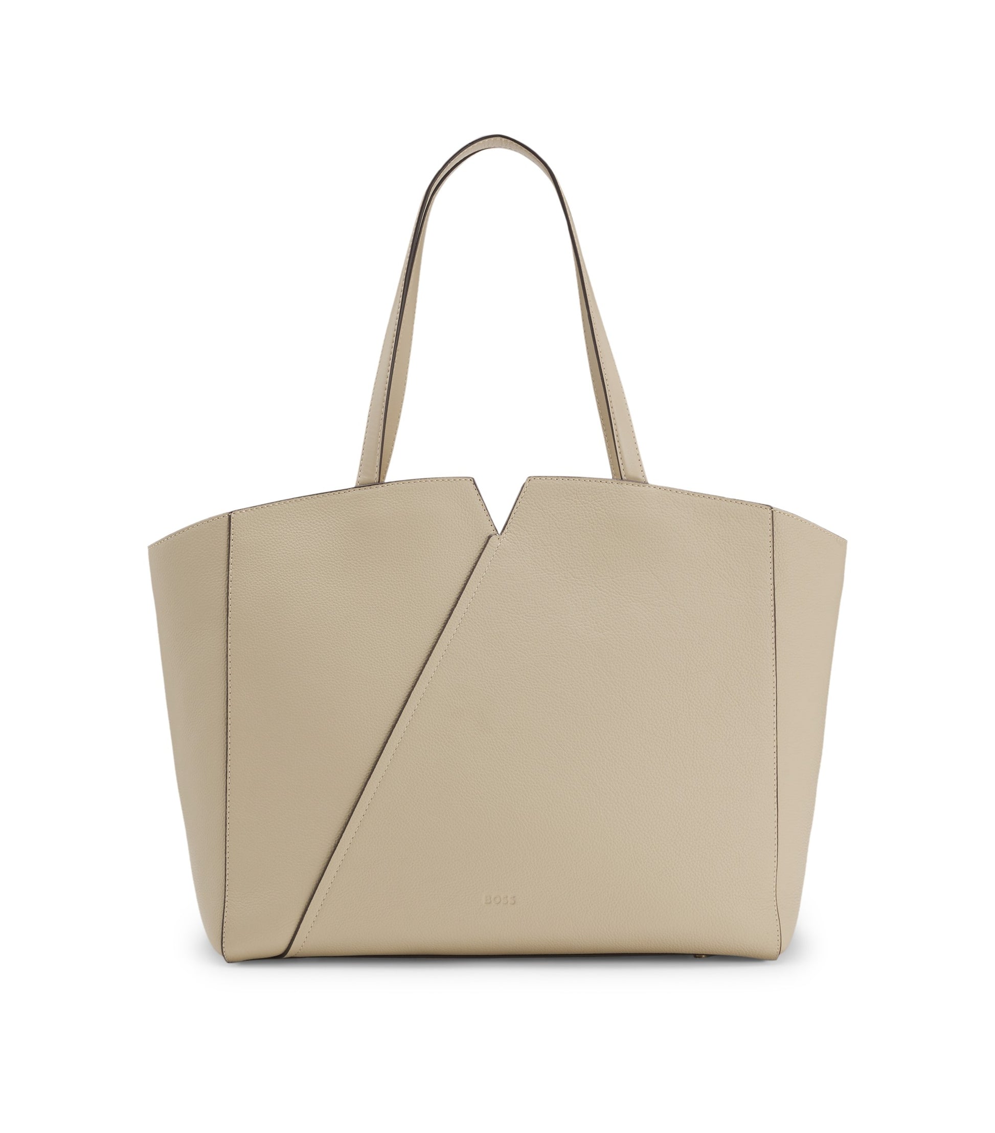 BOSS Revers tote bag in leather with belt detail